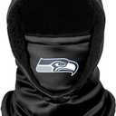NFL Team Logo Black Hooded Gaiter Balaclava Face Cover (One Size)