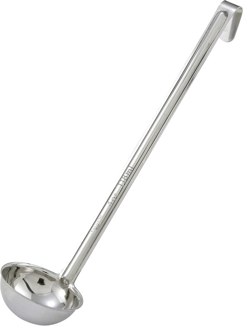 Winco - LDI-4 Winco Stainless Steel Ladle, 4-Ounce