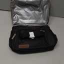 MIYCOO Lunch Bag & Lunch Box for Men Women, Double Deck Leakproof Insulated Soft Large Adult Camping Cooler bag for Work, Beach, Picnic, Travel (Black, 15L)