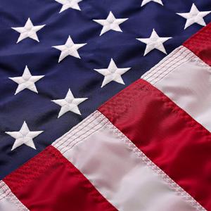 2X3 American Flag for Outside | American Flag Made in USA Heavy Duty American Flags for Outside 2X3 with Embroidered Stars and Sewn Stripes - All Weather US
