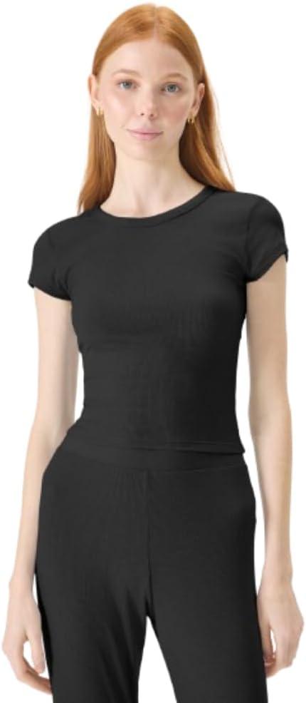 florence by mills Women's Do Not Disturb Ribbed Sleep Tee Shirt (XL)