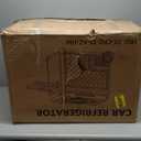 EUHOMY 12 Volt Refrigerator, 39QT Dual Zone Car Refrigerator, Electric Cooler 12/24V DC & 100-240V AC, Car Fridge -4~68, Portable Freezer with Wheels for Camping, Truck, Travel