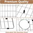 CTXBG2814 Crosstown Stainless Steel Basin Rack 28-1/4" x 14-1/4" - Durable Sink Grid for Elkay ECTRU30169RTFCW Sink Model