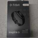 Fitbit Inspire 3 Health &-Fitness-Tracker with Stress Management, Workout Intensity, Sleep Tracking, 24/7 Heart Rate and more, Midnight Zen/Black One Size (S & L Bands Included)