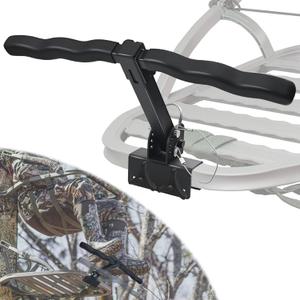 Metal Adjustable Climbing Tree Stand Footrest for Stretch Your Legs,Hunting Tree Stand Foot Rest for 1"-1.38" Hunting Square Tube Bracket