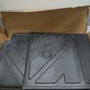 powoq Gas Floor Mat Compatible with 2022-2026 Ford Maverick Truck Bed Mat Liner Cargo Liner TPE Tailgate Mat Replacement for 2022-2024 2025 2026 Ford Maverick Accessories