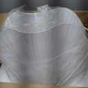 15.7" Pendant Lights Kitchen Island, 1-Light Flower Chandelier Modern Petal Fabric Ceiling Hanging Lighting Fixture Decor for Dining Room, Bedroom, Living Room, Entryway, Foyer, Nursery