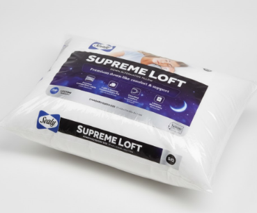 Sealy Supreme Soft Pillow Standard/Queen Size 17x25x3 Inch