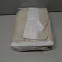 MIULEE Back Tab Cream Beige Curtains 96 Inch Long 2 Panels Set for Living Room Bedroom, Ivory Rod Pocket/Pinch Pleated Light Blocking Thermal Insulated Room Darkening Floor to Ceiling Blackout Drapes