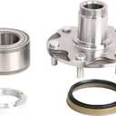 Front Wheel Hub Wheel Bearing Kit Compatible with Toyota Tundra 2000-2006 Tacoma 1999-2004 4Runner 1996-2001 Sequoia 2001-2007 2.7L 3.4L 4.0L 4.7L 2WD Only Not Fit 4WD Replaces 710571 517011