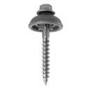 Polycarbonate Tapping Screws for Wood  2" Outdoor Screws with Expansion Cutters & Sealing Dome Washers  Waterproof, Anti-Corrosion  Fencing & Exterior Projects 50 Pack