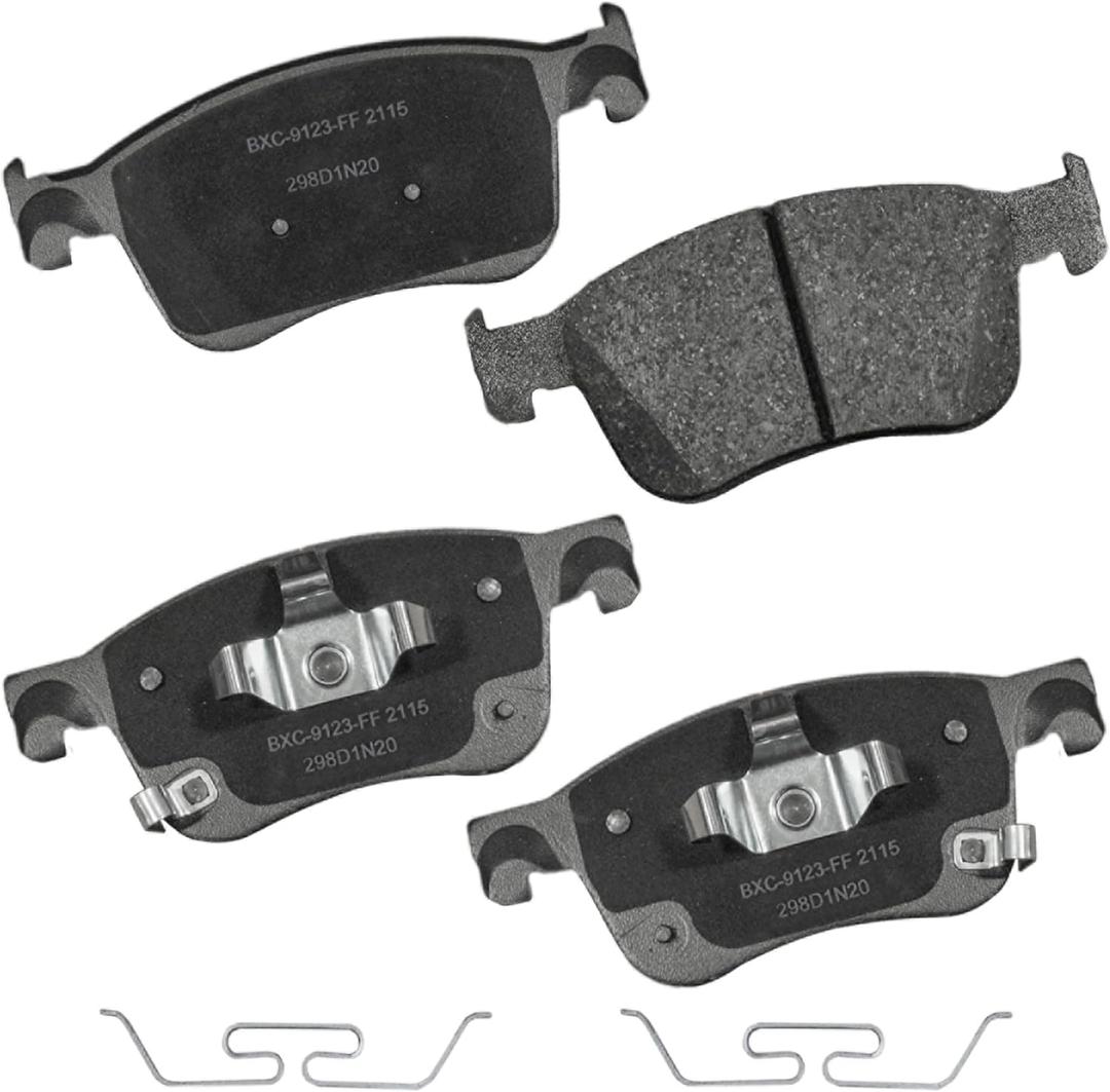 Bendix Premium SBC2115 Ceramic Front Brake Pads for Acura Integra 2024-2023, Honda Accord 2024-2018, Civic 2023-2022