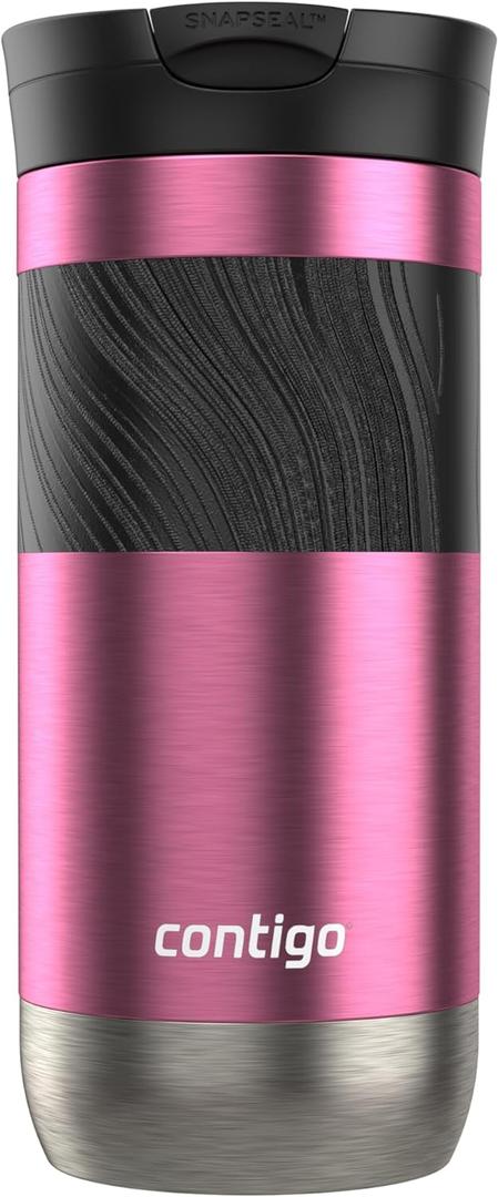 Contigo Byron 2.0 Stainless Steel Travel Mug with SNAPSEAL Lid and Grip, 16 oz