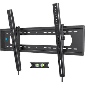 85 86 98 100 inch Heavy Duty Tilt TV Wall Mount Bracket for 65-120 inch Large TVS Up to 220LBS, Tilting TV Mount, Max VESA 900×600mm, 16/18/24/32" Studs, Fit Most 65+ 75+ 120 TVs