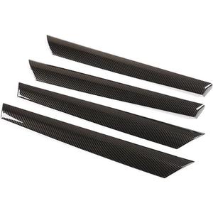 Inner Door Decoration Strip Trim Cover Sticker Compatible for BMW X3 F25 X4 F26 2011-2017 ABS Carbon Fiber Style Car Interior Modified Accessories(TYPE1)