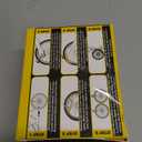 Ultraverse Bike Inner Tube for 700x23-25c, 700x28-32c, 700x35-43c 28 inch Bicycle Wheel Sizes with 48mm Presta Valve - Butyl Rubber Tubes for Road and Gravel Bikes - 2 Tubes, 2 tire levers Included