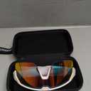 Chamelo Music Shield Smart Audio Sunglasses  Matte White Frame, Smoke Lenses | Open-Ear Bluetooth Glasses for Men & Women with Electronic Tint Control, Sweat Proof, Sports Eyewear, 100% UV Protection