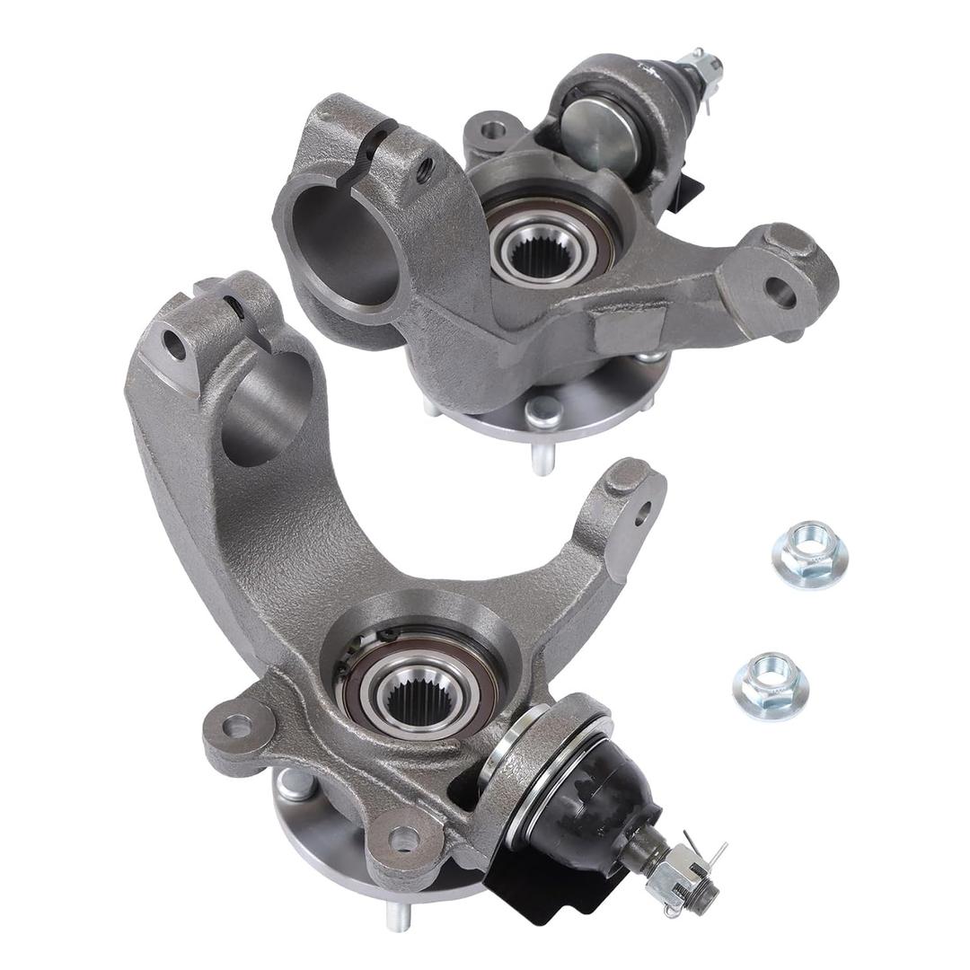labwork Front Driver and Passenger Side Wheel Hub Bearing Steering Knuckle Assembly Replacement for Ford Transit Connect 2010 2011 2012 2013 Replacement for 698-467 698-466