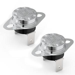 2 x Awozkcd KSD301 UL/CUL 16A N.C. Auto Reset Thermal Switch, 40°C/104°F Off