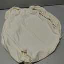 Moosfor Round Spandex Tablecloth, Elastic Fitted Waterproof Tablecloths for 25"-30" Tables, Stretch Washable Picnic Table Cover for Camping, Dining, Indoor and Outdoor, Beige