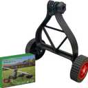 String Trimmer Wheel Attachment, Trimmer Support Wheels, Weed Eater Wheels, Lawn Mower Support Wheel Adjustable Weed Trimmer for Walk-Behind Brush Cutter