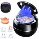 Ultrasonic Retainer Cleaner, Denture Dome 45khz Dental Pod Cleaner, UV Dental Retainer Cleaner Machine with Digital Timer for Night Guards, Braces, Aligner, Toothbrush, Jewelry and More