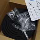 Upgraded 230FT Drip Irrigation System with 1/4" Soaker Hose -Weeping Technology for Deeper Root Watering,Garden Watering System for Raised Beds, Greenhouse, Lawn - Save Water