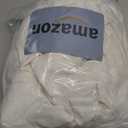 MYSKY HOME Natural Linen White Curtains 84 Inches Long, Semi Sheer Soft Cotton Window Drapes Set for Living Room Back Tab Elegant Cute Look Country Bedroom Curtains, 50" x 84", Beige, Pack-2