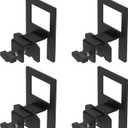 Non Slip Mattress Gaskets for Bed Frame, Mattress Holder in Place Gripper, Heavy Duty Anti-Slip Baffle Mattress Retainer Bar, Keep Mattress from Sliding Gripper, Adjustable, 4 PCS, Bed Parts