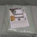 YoungsTex Sage Green Blackout Linen Curtains 84 Inch Length for Living Room, Rustic Thermal Insulated Drapes Room Darkening Window Treatments with Grommet for Bedroom, 2 Panels, 52 X 84 Inch