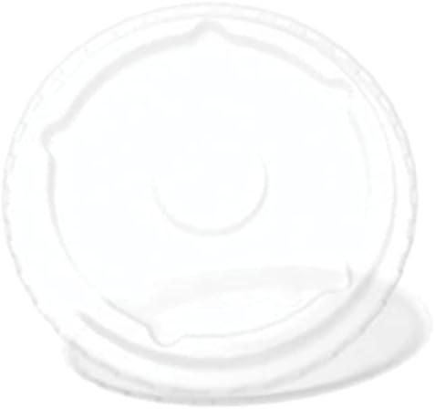 Graphic Packaging International Polystyrene Translucent Clear Flat Lid for 32 Ounce Beverage Cup - 1000 per case.