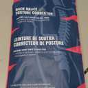 Fit Geno Posture Corrector for Women and Men - Adjustable Back Brace & Straightener for Scoliosis Hunchback Correction Back Pain Spine Corrector Back Support and Posture Trainer Large/X-Large (Black)