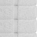 Chakir Turkish Linens 4 Piece Extra Large Bath Towels, Cotton Luxury Turkish Towels for Bathroom, Soft Absorbent Bath Towels, 30 x 60 Inches, White