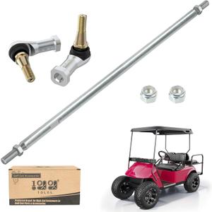 10L0L Golf Cart Tie Rod Assembly Tie Rod and End (Left and Right) Fits EZGO Gas & Electric Golf Carts Years 2001-Up (26 Inch) 70876-G02 70902-G01 70902-G02 01069-G01 01069-G02
