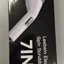 Leebein Electric Spin Scrubber, Cordless Cleaning Brush for Bathroom Shower Tub, IPX7 Waterproof Power Scrubber with 7 Brush Heads, Extendable Long Handle and 2 Speeds Scrubber for Bathtub Floor