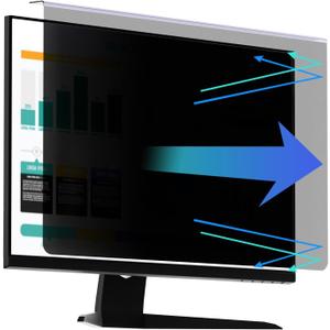 Computer Privacy Screen Protector for 20, 20.2, 21.5, 21.6, 22 Inches - 16:9 / 16:10 Aspect Ratio Monitor Anti Blue Light Widescreen Filter Hanging Type Easy Installation Shield for Desktop Computer
