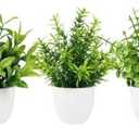 Artificial Plant 3PCS Small Fake Plant Greenery Potted Plant Cute Indoor Faux Plant Houes Office Table Desk Bathroom Decor Plants