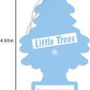 Little Trees Cardboard Hanging Car, Home & Office Air Freshener, Summer Linen (Pack of 24)