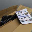 POPOSOAP 55W Solar Pond Waterfall Box with Fountain Pump, 304 Stainless Steel Pond Waterfall Spillway, Pond Spillway with 9.8FT PU Corrugated Tubing for Garden Waterfall,Water Features-P5552H