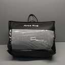 Rugcomf Area Rugs 8x10 Rug for Living Room Clearance Washable Boho Area Rug Non Slip Moroccan Vintage Low Pile Large Rug for Living Room, Bedroom, Farmhouse, Dining Room, Kids Playroom(Black)