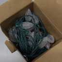 C9 LED Christmas Lights Outdoor, 50 LED 32 FT C9 String Lights for Christmas Plug-in Strawberry Bulbs Connectable UL Certified for for Indoor Outside Roofline Patio Home Xmas Decoration, Warm White