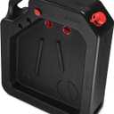 PAK Premium 16 Quart Oil Drain Pan, Easy Pour Design with Tethered Cap, Made in USA