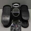 MERACH Under Desk Elliptical Machine, Leg Exerciser While Sitting for Seniors with Remote Control & 12-Speeds, Quiet Portable Electric Seated Pedal Exerciser Machine for Home Office, Classic