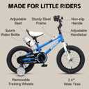 Glerc Rover Kids Bike, 12-18 Inch Boys Bike for 2-9 Years Old Children, Kids Bicycle with Water Bottle & Basket & Training Wheels, Multiple Colors