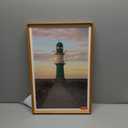 Natural Wood 12x18 Picture Frame, Display 11x17 Photo with Mat or 12x18 Without Mat, Solid Teak Wood Poster Frame with Plexiglass, Tabletop and Wall Hanging Display
