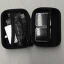 PQRQP 3 in 1 Microphone for iPhone/Android/Camera, Wireless Microphones, 328ft Transmission, 18H Battery Life, Mini Microphone for Record Interview, Vlogs, YouTube, Tiktok (Ebony Black)