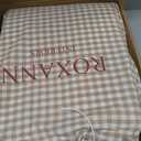 100% Organic Cotton Quilt (Shell & Fill), Neutral Gingham Quilt, Oeko-TEX Certified, GOTS Certified, Channel Stitching, Pre-Washed, King