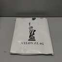 American Flag 4x6 Ft for Outside, Heavy Duty Nylon US Flags for High Wind Outdoor, Fade Resistant and Waterproof USA Flag with Embroidered Stars, Sewn Stripes, Brass Grommets