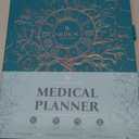 Legend Medical Planner 12-Month Health Tracker Journal to Track Meals, Symptoms, Blood Pressure, Lab Test Results Med & Wellness Notebook for Daily Self-Care & Health Goals (Turquoise)