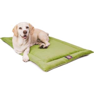 Majestic Pet Dog Crate Mat - Machine Washable Soft Plush Pet Bed Pad for Crates & Kennels | USA Crafted | 42"x26" Villa Apple